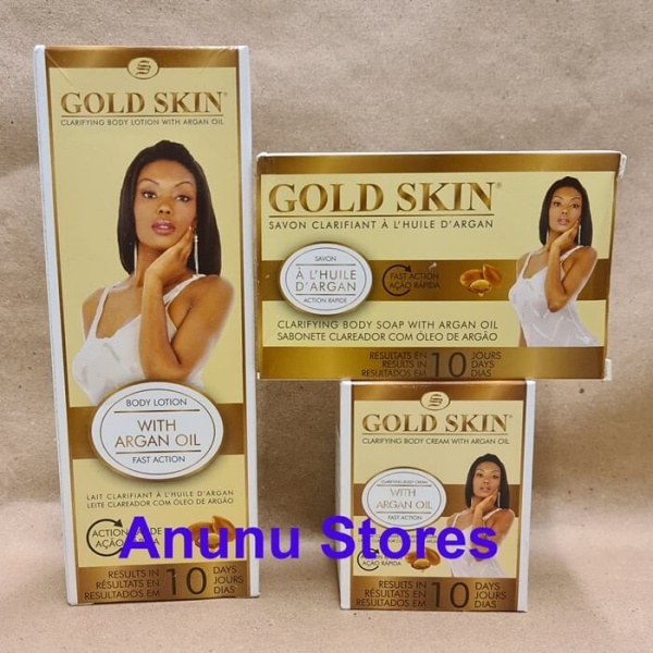 GOLD SKIN Clarifying Body Lotion with Argan Oil Products